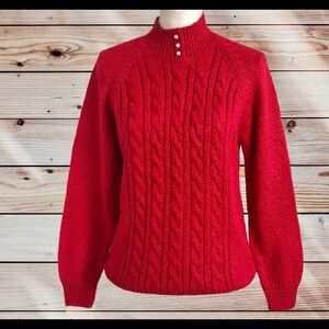 KAREN SCOTT red amore women’s sweater